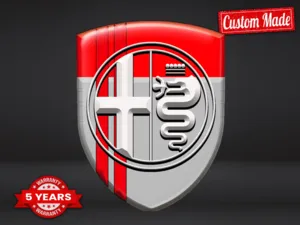Alfa Romeo Fensteraufkleber Edition Stilvoll Anpassbar